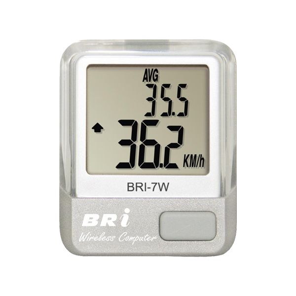 Велокомпьютер Echowell Bri-7W, 7 функций, беспроводной, цвет титан