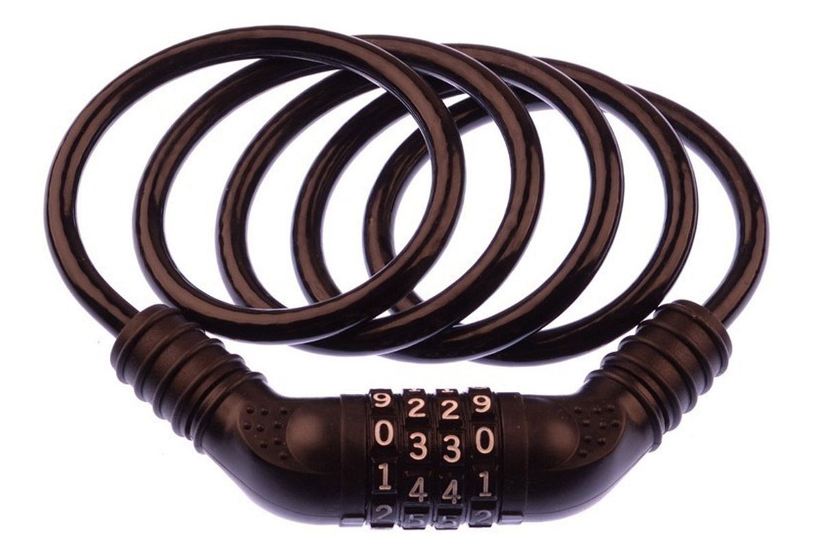 Замок противоугонный GK102.705A 10х1800мм(72"), трос 10мм,в оплетке,кодовый