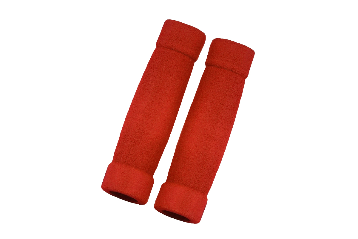 Грипсы MTB HL-GR03, 130мм, мягкие, красные